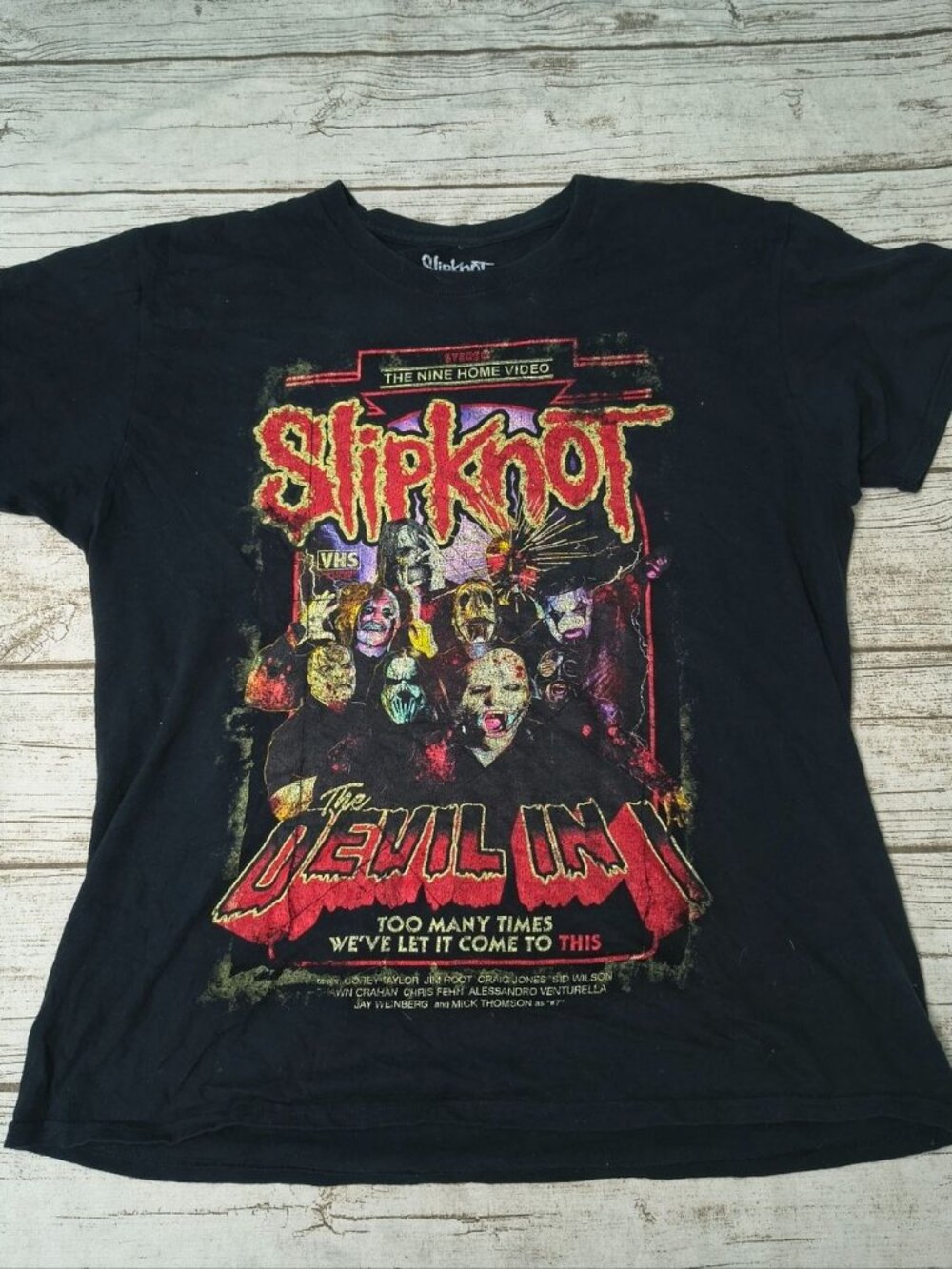 Slipknot The Devil In I Double Sided T Shirts Men Size Large